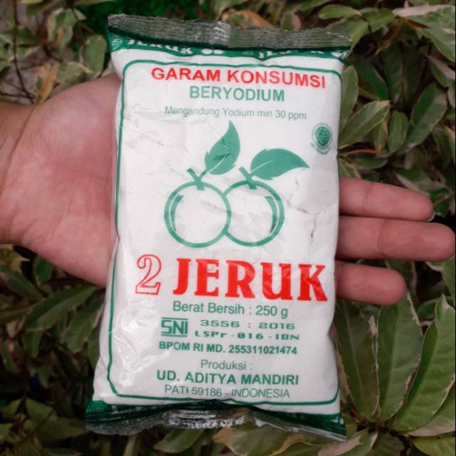 

Garam beryodium merk 2jeruk (satuan)