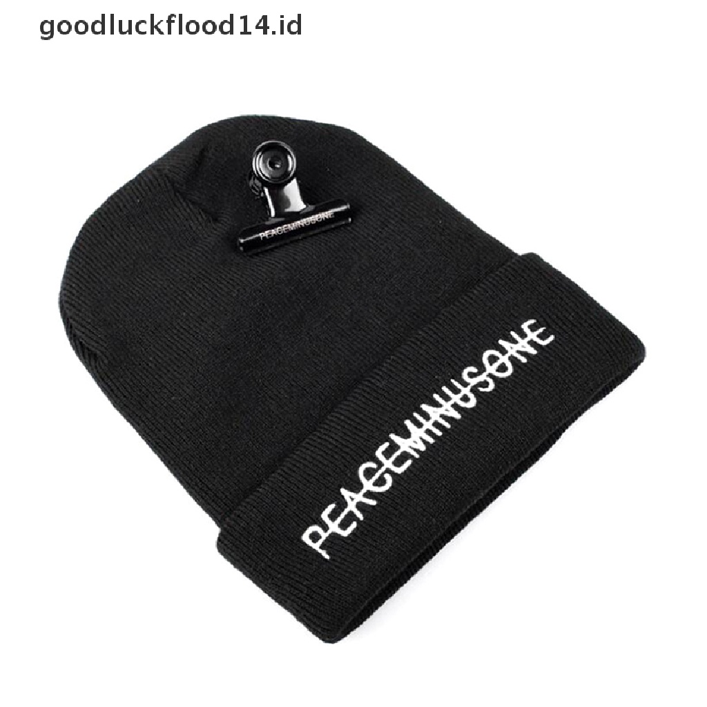 [OOID] KPOP BIGBANG GD Gdragon Knitted Hat PEACEMINUSONE Embroidery Unisex Beanie Adult ID