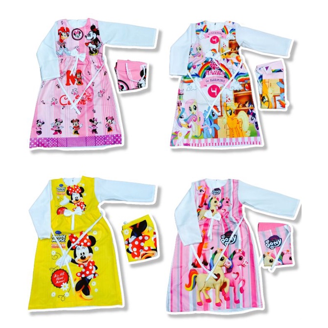 GAMIS ANAK GAMIS PRINTING SET GAMIS PRINTING ANAK