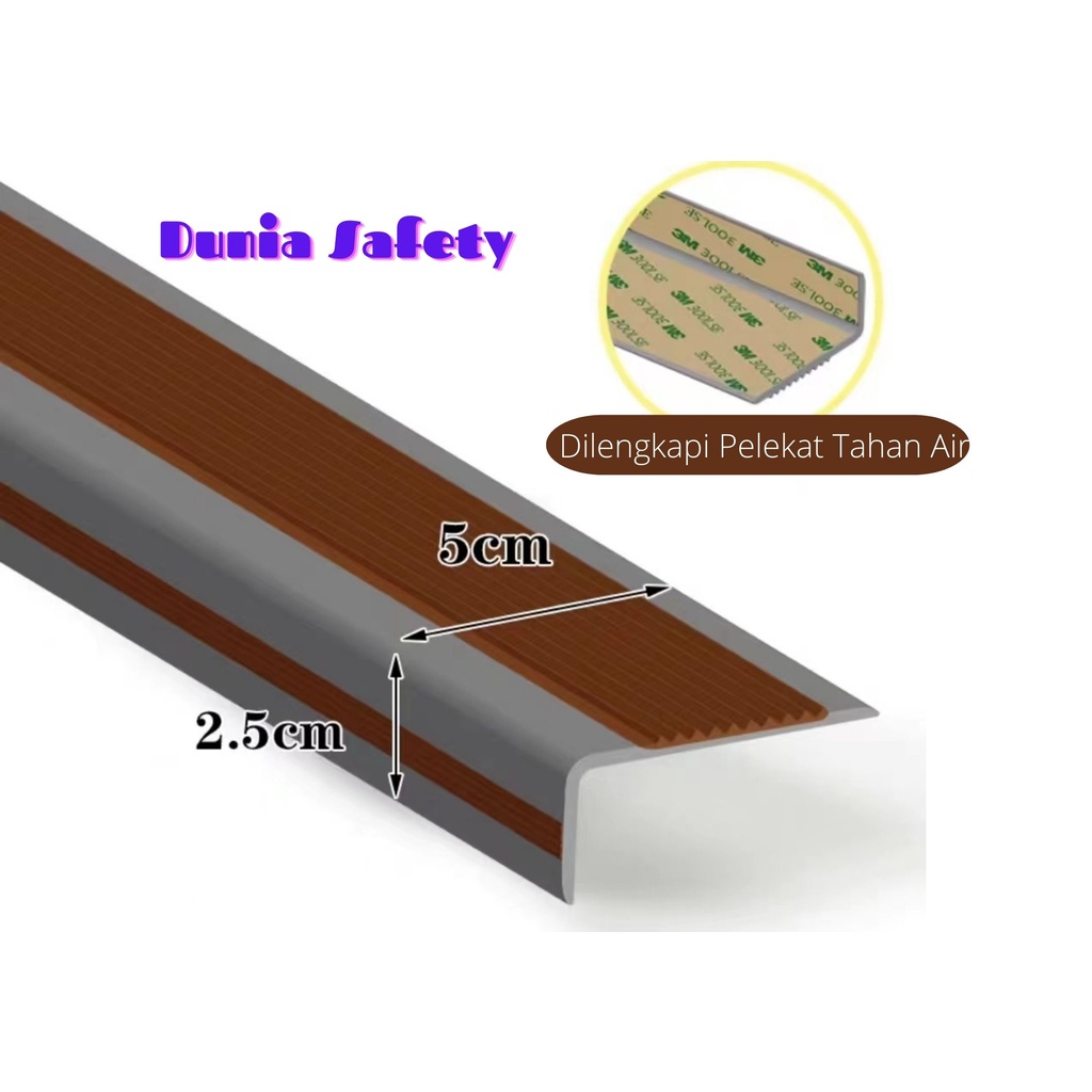 Lis Tangga Pengaman Anti Slip Tangga 5CM / Anti Slip Tangga 3M