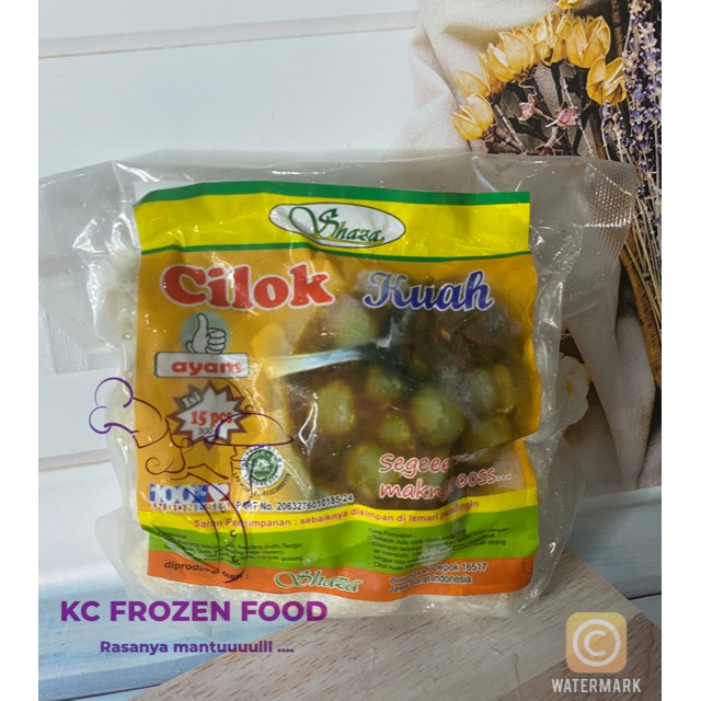 

KC Frozen - Cilok Kuah Rasa Ayam Isi 15 Pcs (plus bumbu pedas + jeruk) / Cilok Ayam Kuah Pedas