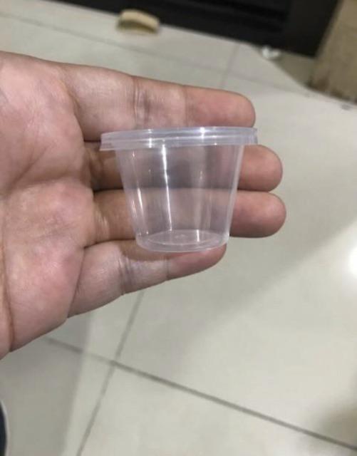 Cup Saos/sambal 30 Ml Round + Tutup Merek Hoki Harga 1 Roll Isi 50 Pcs