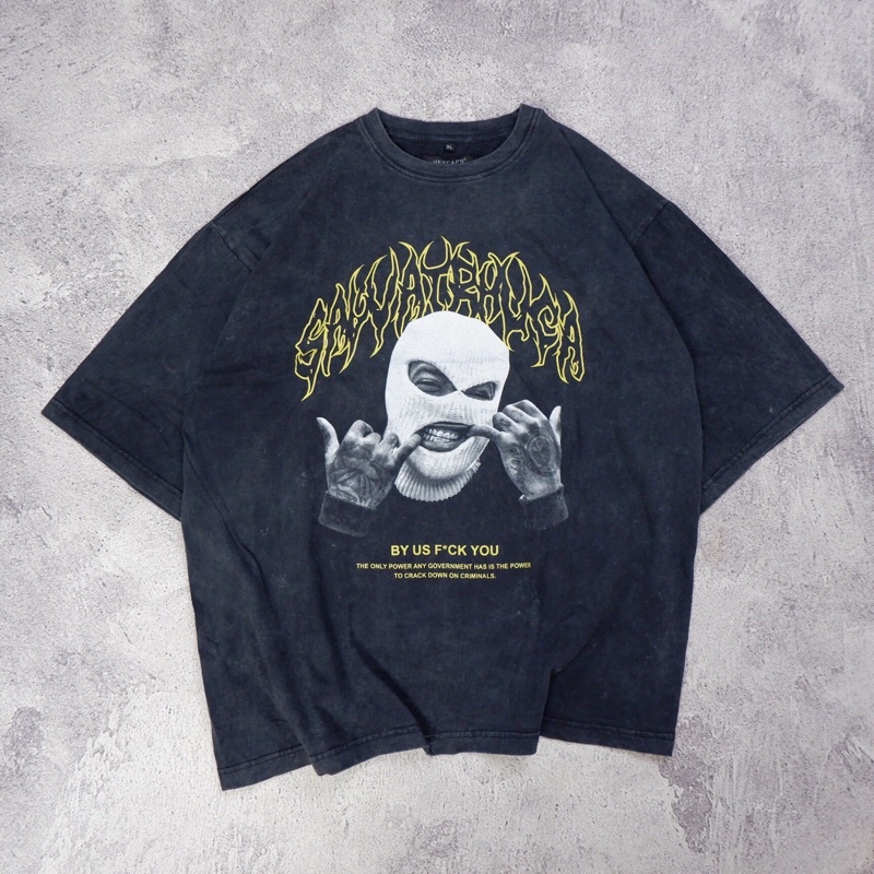 oversize t-shirt wash / baju kaos oversize wash / t-shirt oversize wash