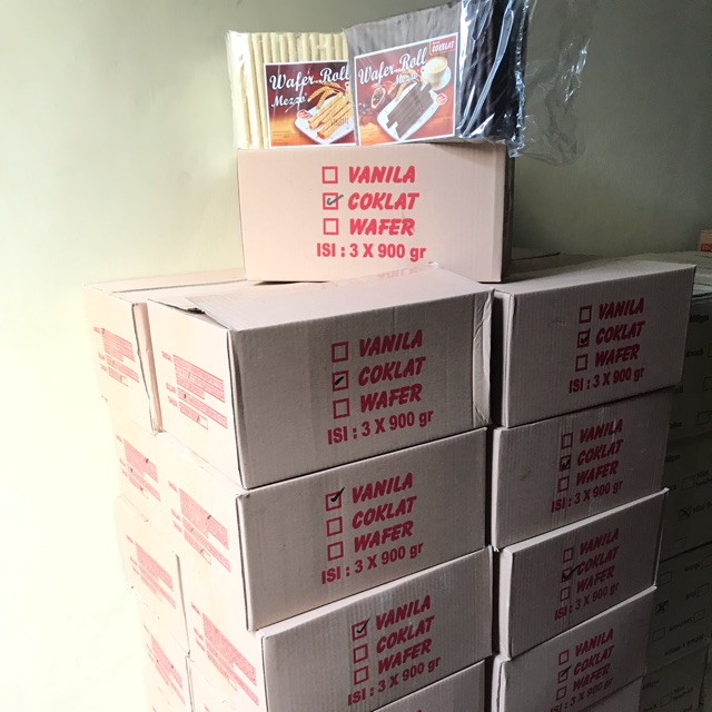Wafer Roll Mezzo Kartonan