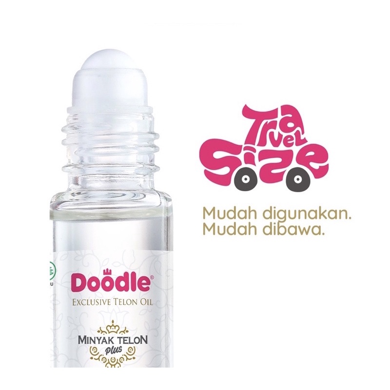 Doodle Minyak Telon Green Tea Roll On 60ml 100ml Minyak Telon Bayi Premium Anti Nyamuk Traveling Size Anti Masuk Angin