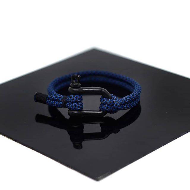 Gelang Pria Nautical Paracord Shackle Adjustable