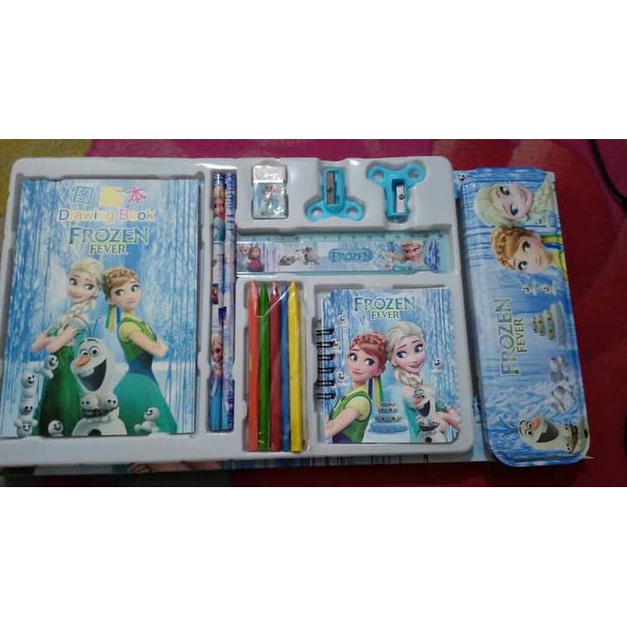 

Top!! 1 Set Perlengkapan Princess / Alat Tulis Karakter Princess / Sekolah