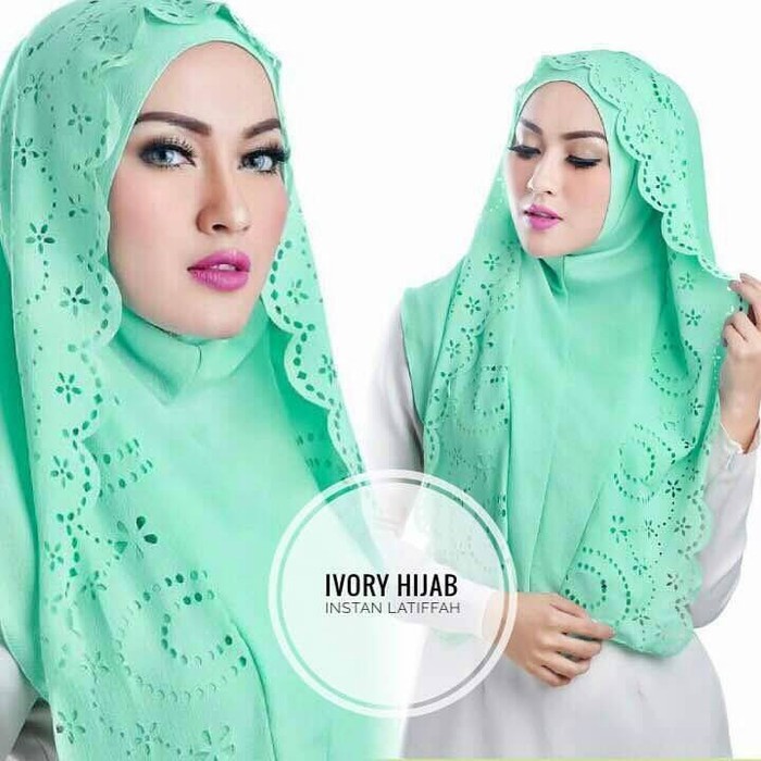 kerudung hijab Jilbab Instan Latiffa by Ivory Hijab