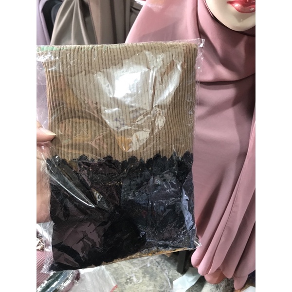 Pasmina  Plisket Prisket Renda Brokat brukat Impor/ Pasmina prisket  renda/model terbaru-Moca