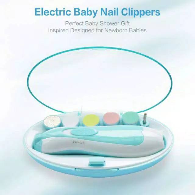 KANDILA BABY ELECTRIC MANICURE SET KDL008-4 / Gunting Kuku Bayi / nail polisher / nail