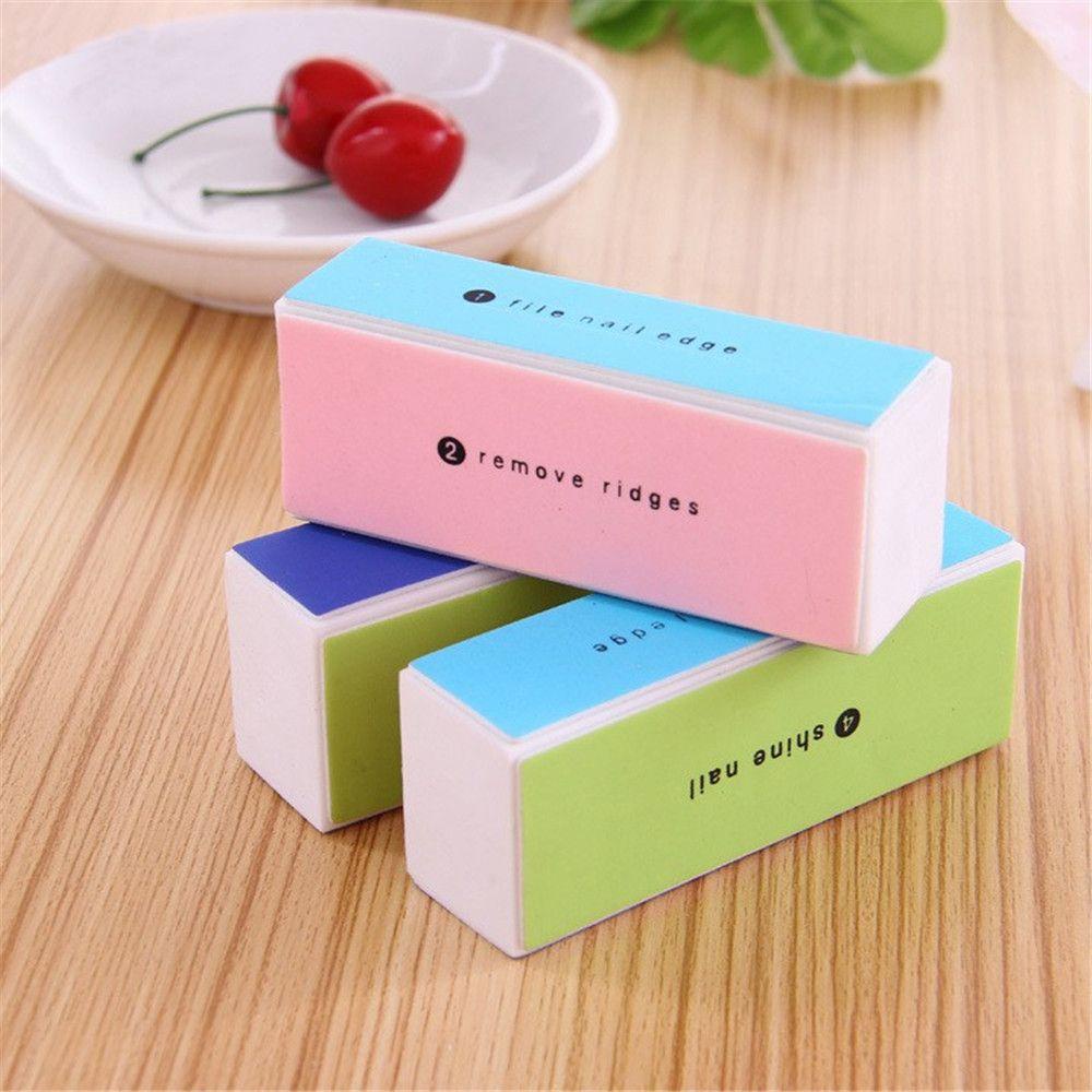 AUGUSTINA Agustina Nail Art 5Pcs /Set Buffer Blok Buffer Colorful Sanding Nail File Manicure
