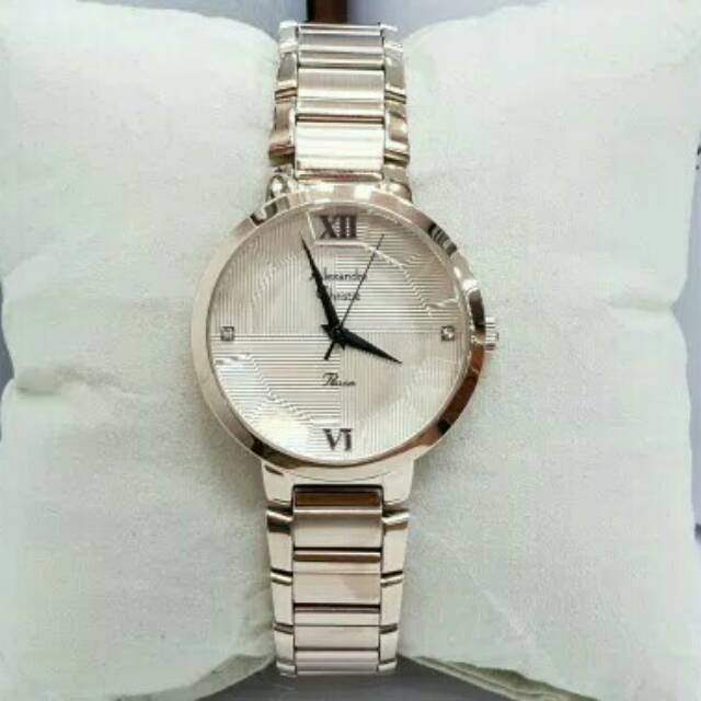 JAM TANGAN CEWEK / WANITA ALEXANDRE CHRISTIE AC 2616 SOFT ROSEGOLD