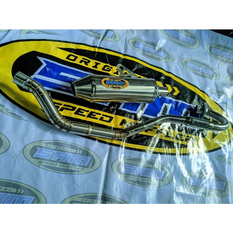 knalpot crf original SAM muffler