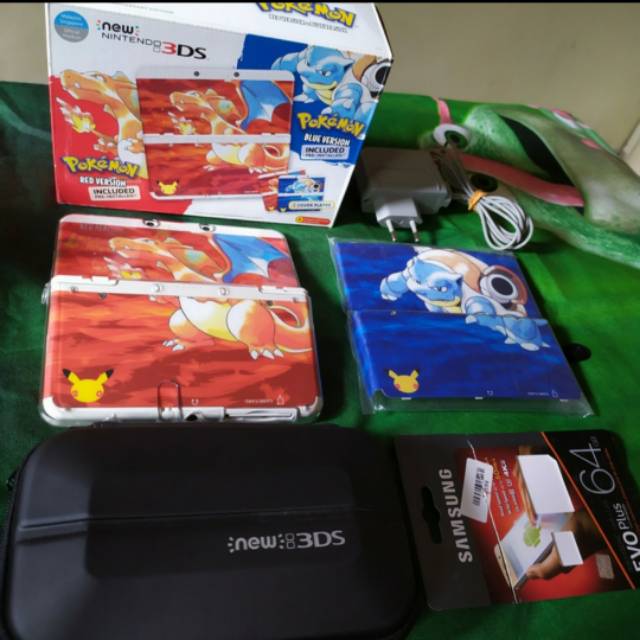 Nintendo New 3DS Non XL Pokemon 20th Anniversary Edition CFW 16GB