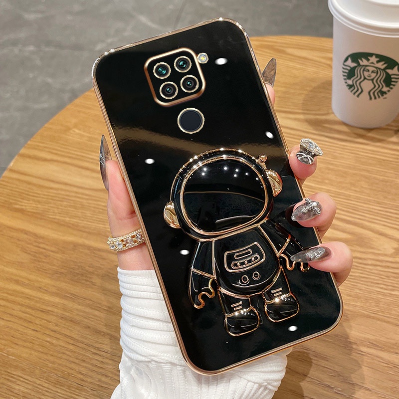 Casing Ponsel Untuk Xiaomi Redmi Note9 4G 9S Note 9 Pro Max Warna Permen Astronot Stand Deluxe Kamera Case