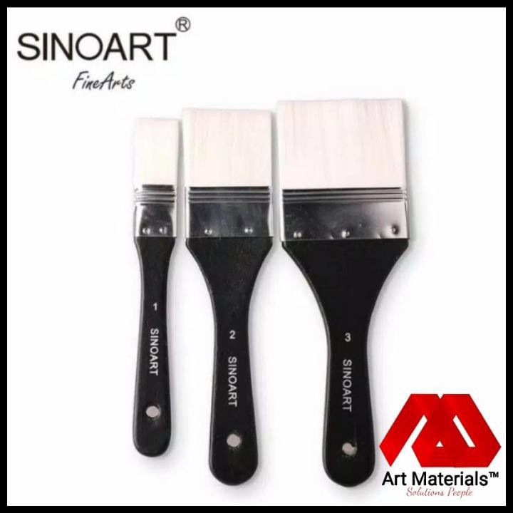 

Cuci Gudang Kuas Lukis Sinoart Set 3 White Synthetic Brush