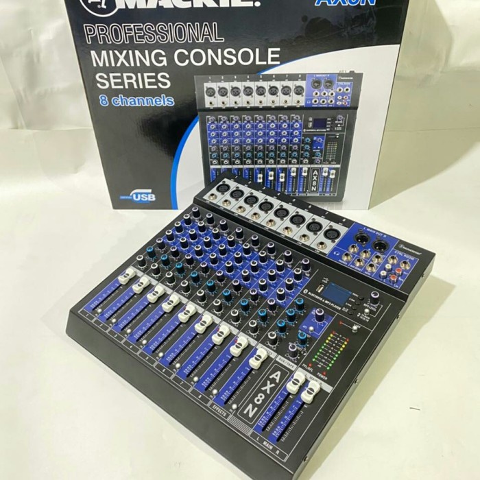 MIXER AUDIO MACKIE AX8N USB-MP3-BLUETOOTH 8CHANEL