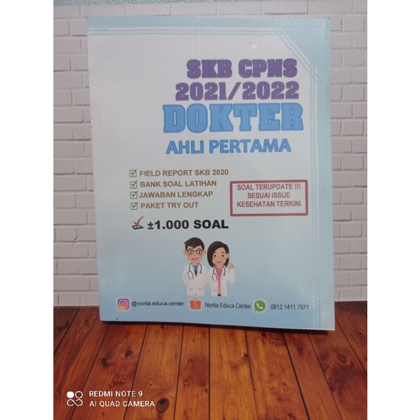 Buku SPOILER SOAL SKB Dokter Umum CPNS 2022-2023/Paket Lengkap- Original- Terupdate-1 Buku Biru