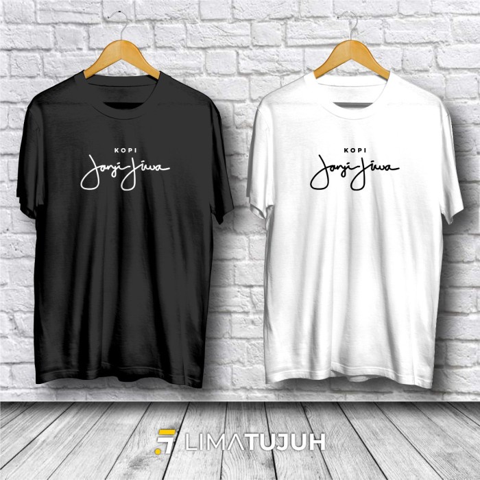 Jual Kaos Janji Jiwa Logo V2 Baju Distro Combed 30s Premium Ims Shopee Indonesia 6247