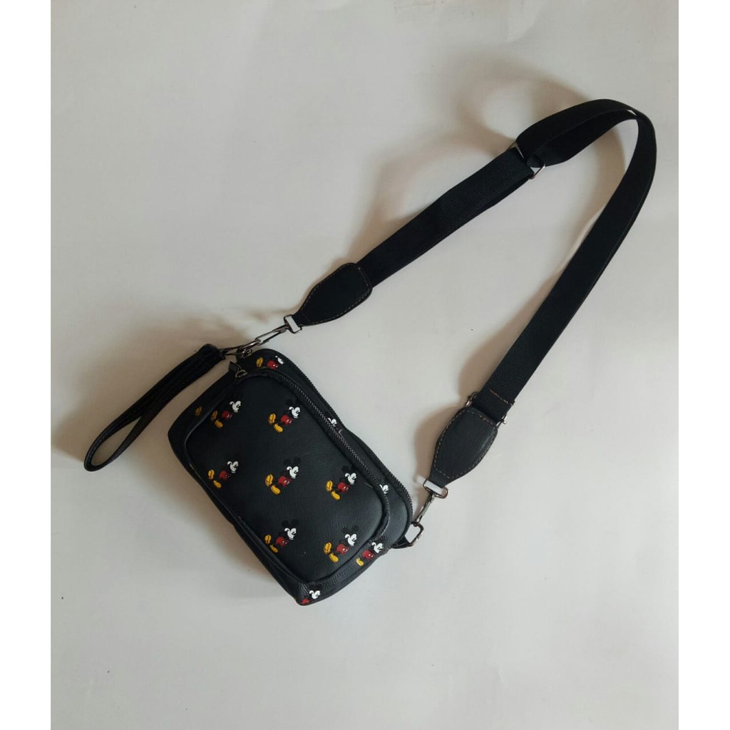 TAS SELEMPANG WANITA TERBARU TAS MICKEY TAS WAISTBAG WANITA TERMURAH