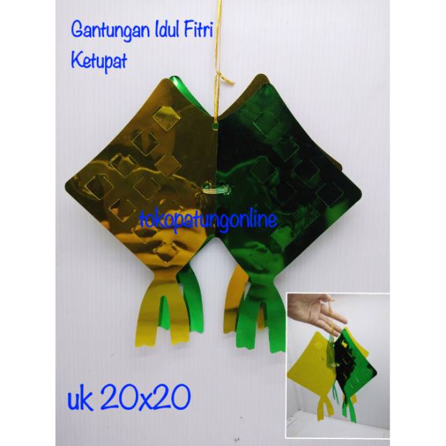 Hiasan Ketupat Idul Fitri Gantungan New