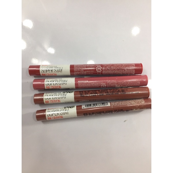 Maybelline superstay matte ink crayon 30, 50