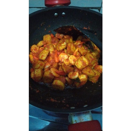 

Udang tahu balado