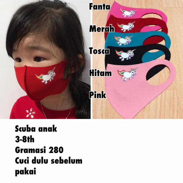 20+ Ide Masker Anak Scuba Motif Unicorn