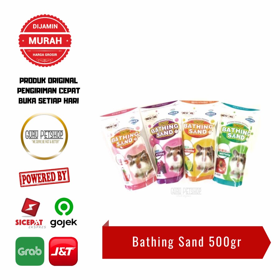 Bathing Sand Pasir Hamster New Age 500Gr Pasir Mandi Hamster