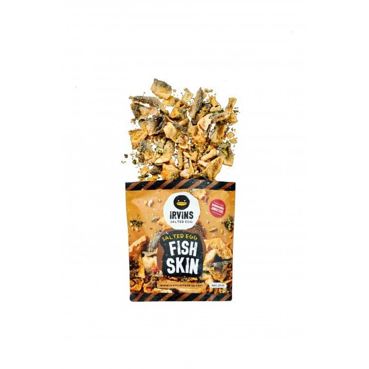 

Irvins Salted Egg Fish Skin 230 Gram (Big)