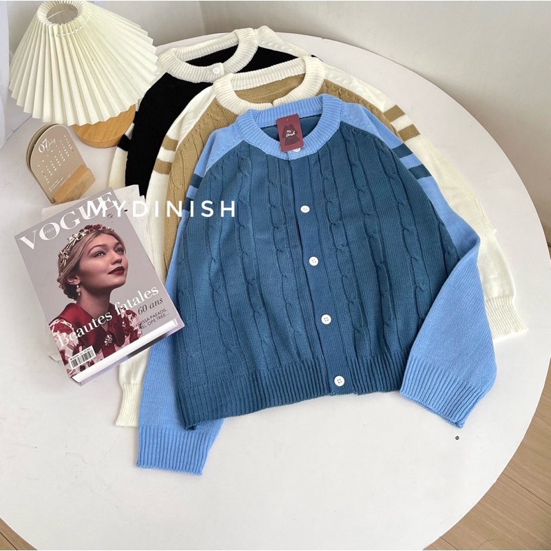 Tesha Cable Cardy - Cardigan Wanita Terbaru