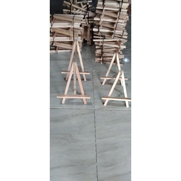 Stand Kayu Tripod / Standing Pigura/ Standing Frame Kayu /Jagrak Pigura