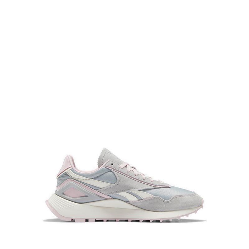 Reebok Classic Leather AZ Sepatu Sneakers Wanita Light Grey Frost Berry