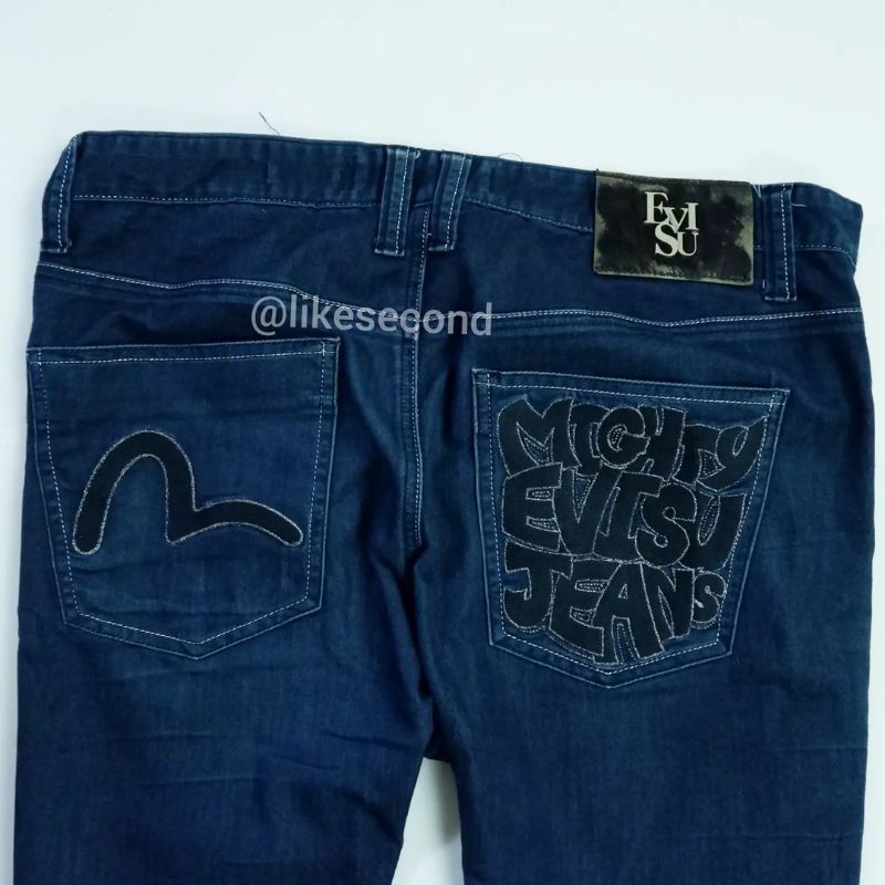 evisu jeans slimfit straight size 38