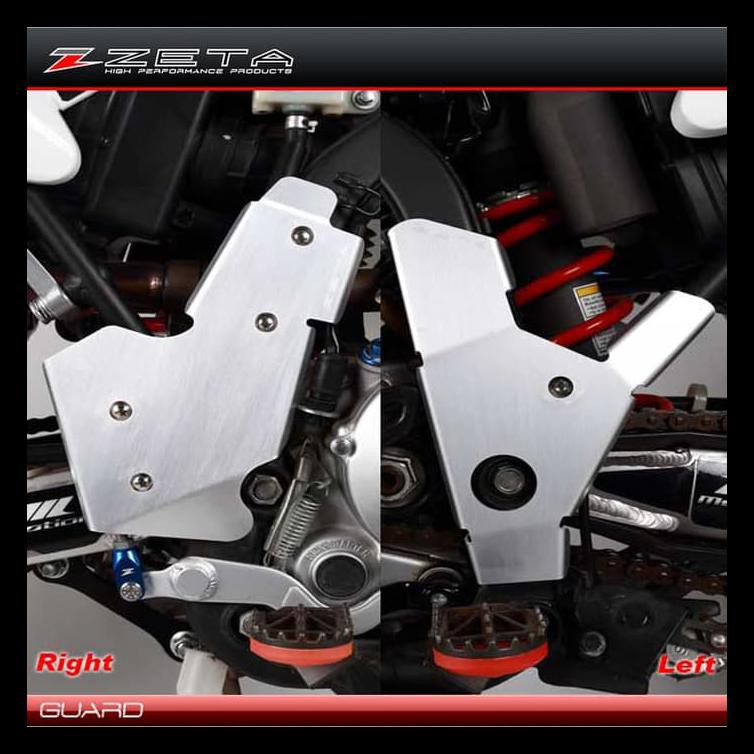 ZETA RACING FRAME GUARD ALUMUNIUM KAWASAKI D-TRACKER / KLX 250 MURAH