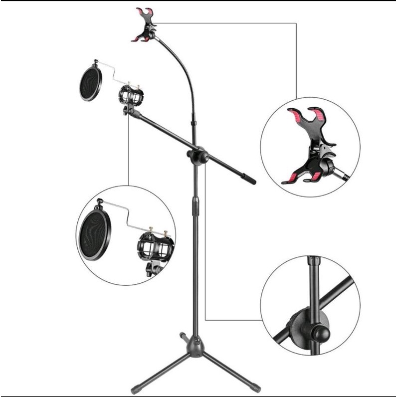 stand mic stand microphone profesional microphone stand  mt 165