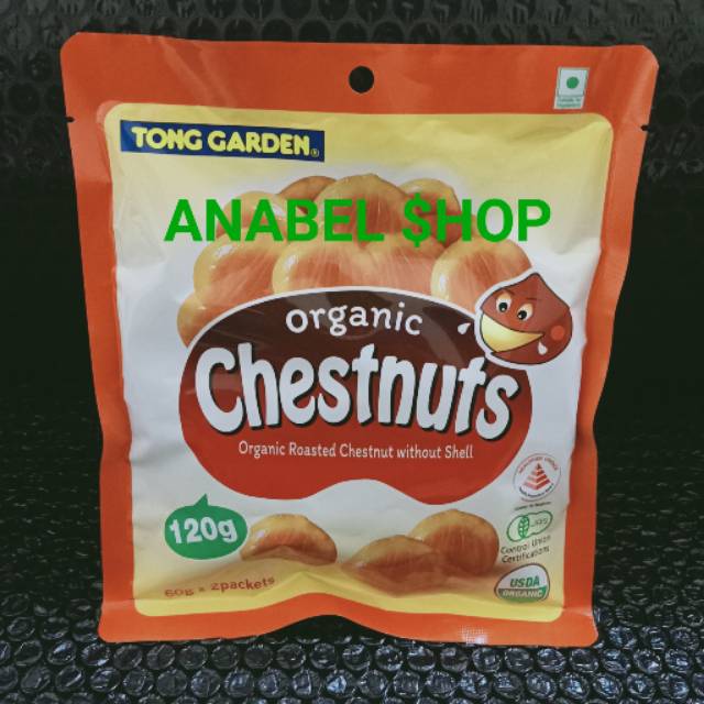 

Tong Garden Organic Chestnuts 120 gr Roasted Chestnut Kacang Panggang