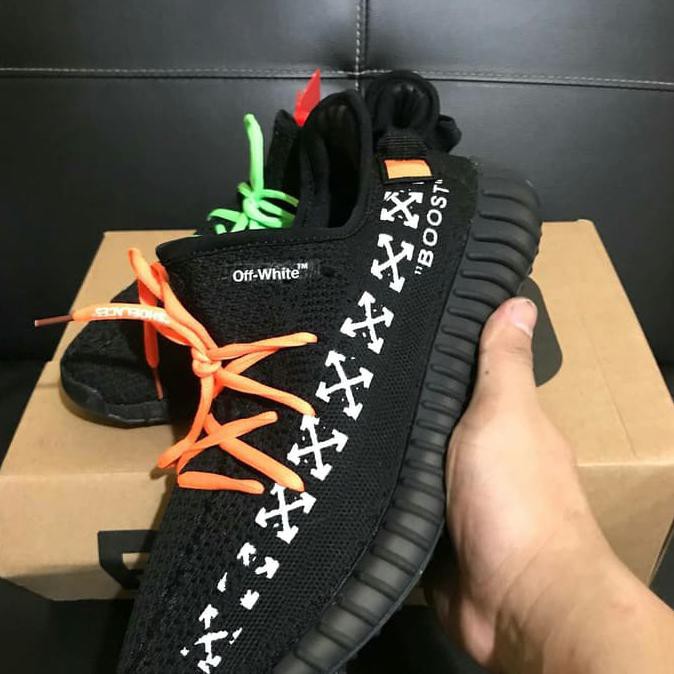 Fashion Way Sepatu Adidas Yeezy Boost 350 V2 X Off White Custom