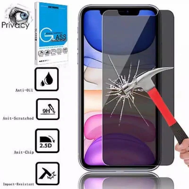 Tempered Glass Spy Oppo A3S F7 A5S A7 A12 A15 A15S A16 F11 Reno 4 4F Reno 5 5F Reno 6 ANTI SPY KACA