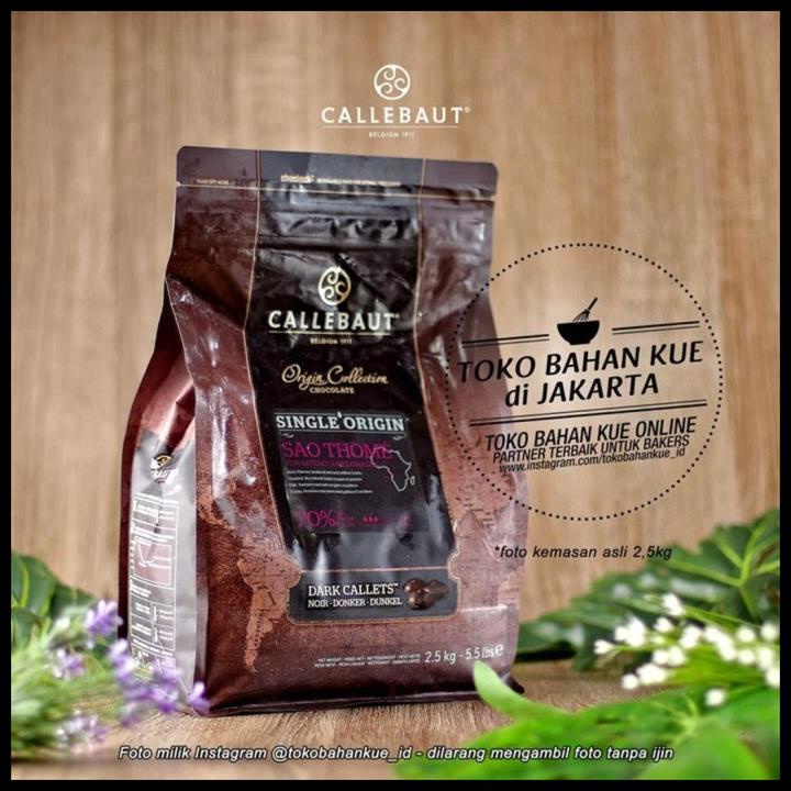 

Callebaut Couverture Chocolate Sao Thome 70% 500Gr Single Origin Cocoa