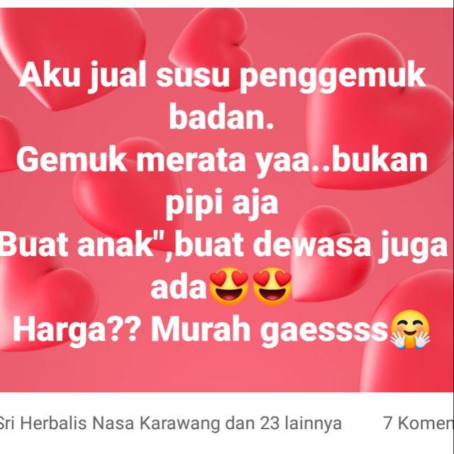 

Promo susu gemuk sehat dewasa & anak
