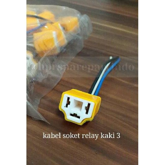 [Promo] Soket BohlaM Motor Mobil Lampu Seal Beam H4 Keramik 3 Kabel Anti Panas Murah