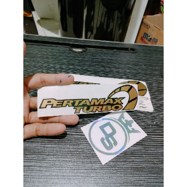 stiker cutting Pertamax turbo