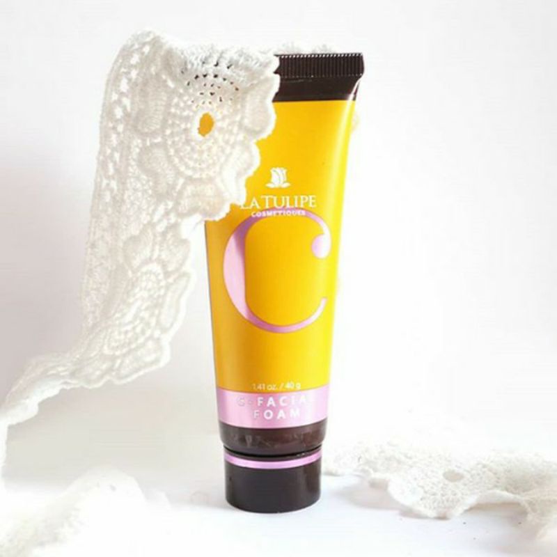 La Tulipe La Tulipe C Facial Foam 100gr ~ ORIGINAL 100%