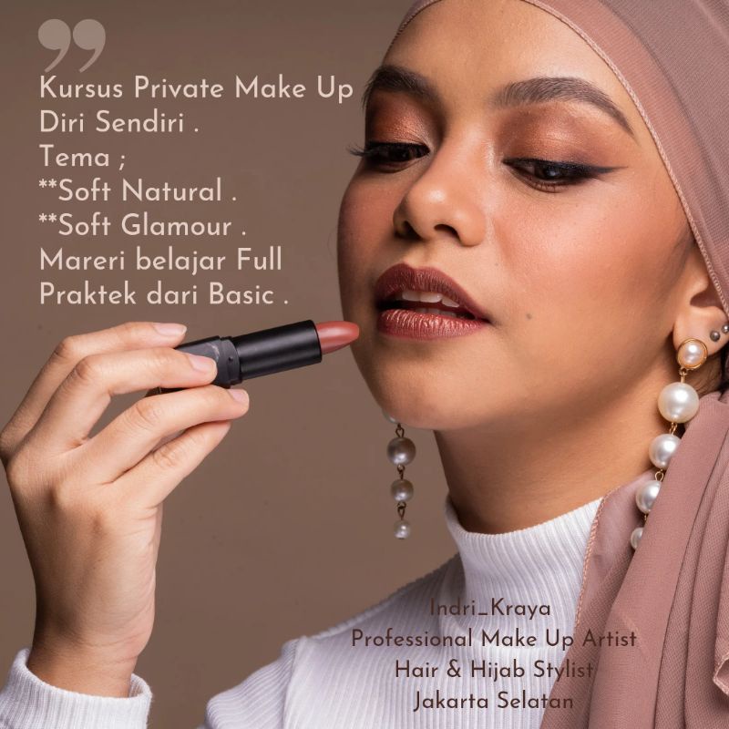 Kursus Make Up Diri Sendiri (Private / Semi Private)