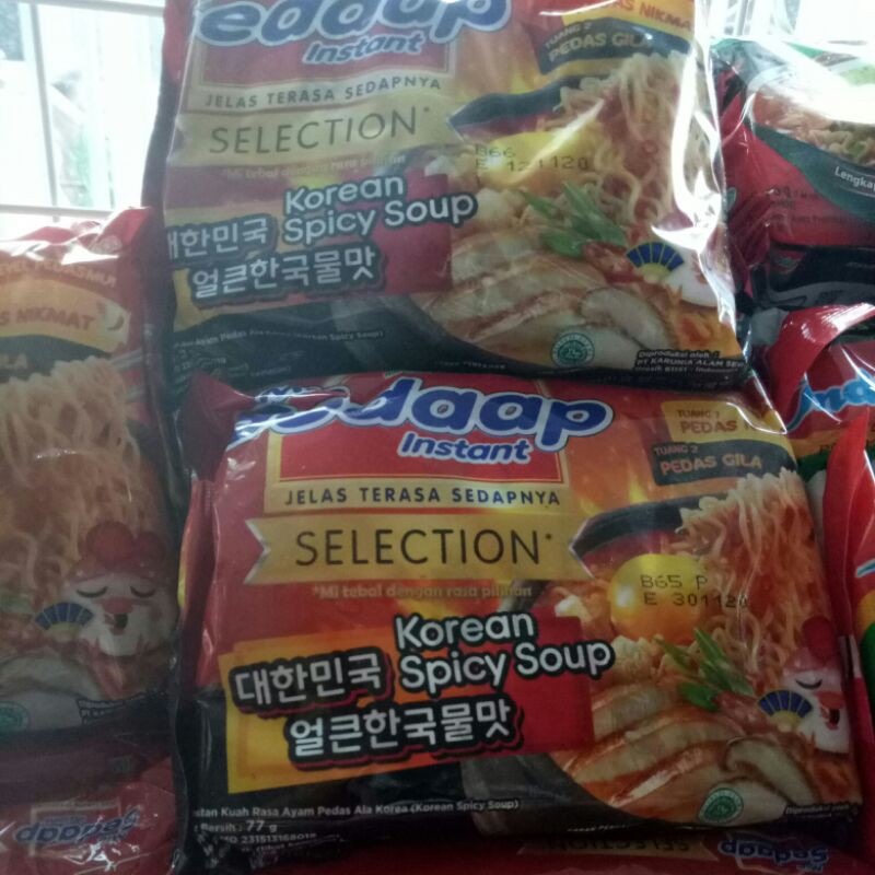 

mie sedaap selection korean spicy soup 77gr