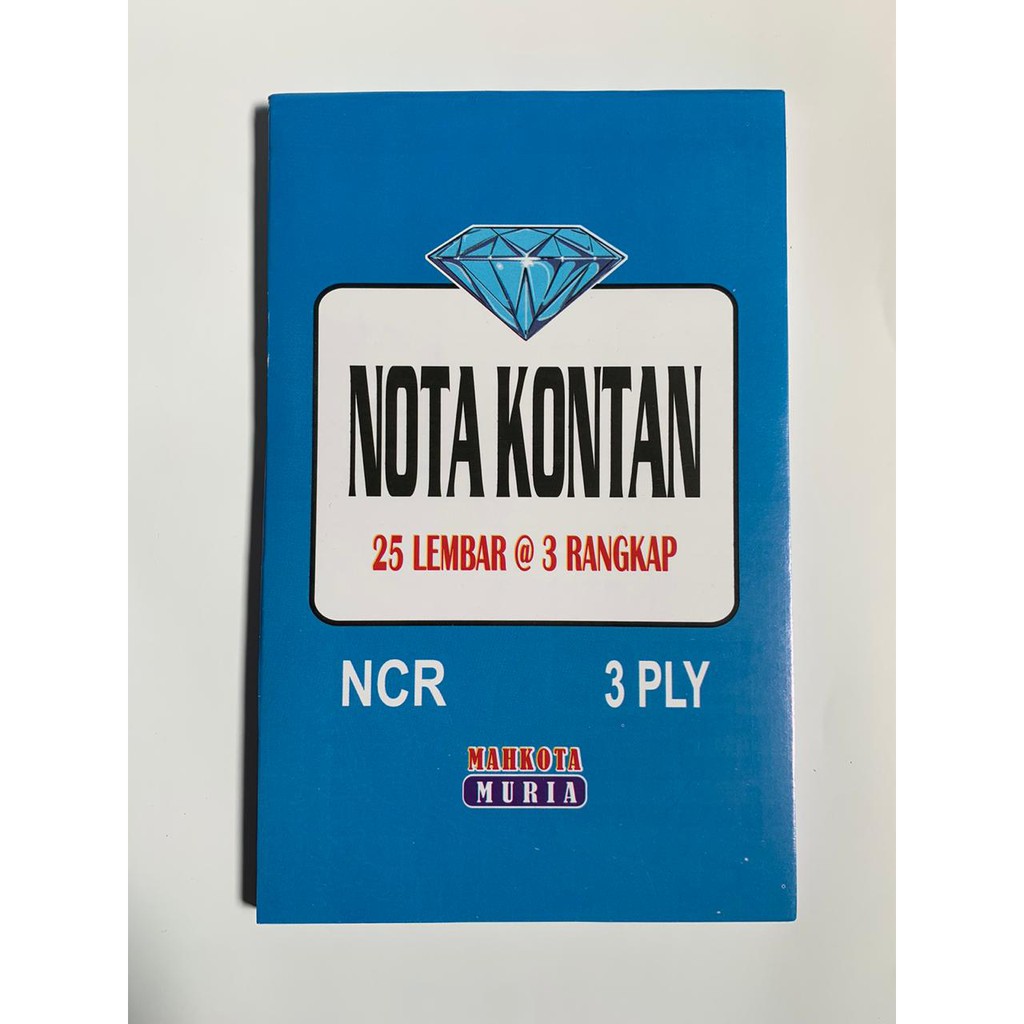 

NOTA KONTAN 3 PLY, NOTA KECIL NCR, NOTA 3 PLY