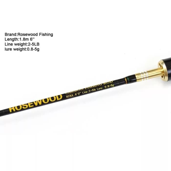 New Sale Alat Pancing Joran Bc 603 Rosewood Ultralight