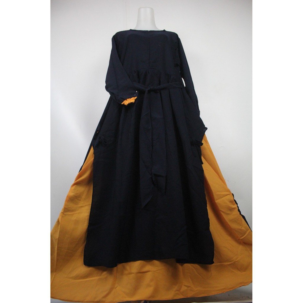 Gamis wolfis basic SALMA model layer multiwarna