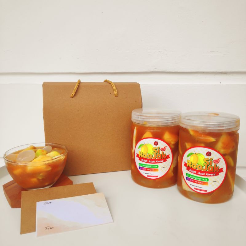 

Hampers / Parsel / Hadiah Rujak Aceh (Kemasan 2 x 700 Gram)